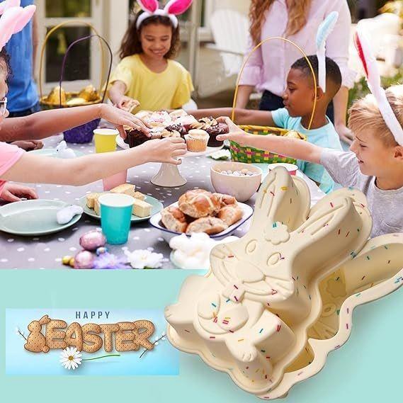 Molde Conejo De Pascua Molde Silicona Molde Chocolate Conejo-5