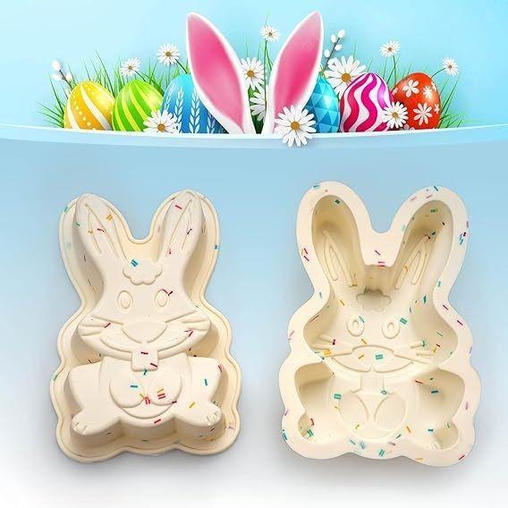 Molde Conejo De Pascua Molde Silicona Molde Chocolate Conejo-7