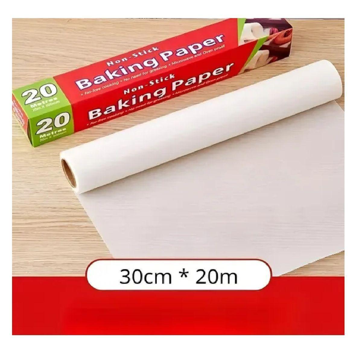 Papel Mantequilla Rollo Papel Mantequilla Papel Horno 20mts Papel Antigrasa Papel Para Hornear Papel-2