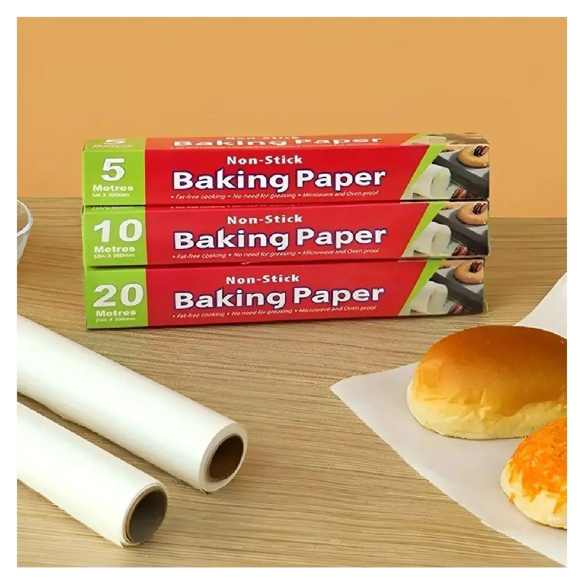 Papel Mantequilla Rollo Papel Mantequilla Papel Horno 20mts Papel Antigrasa Papel Para Hornear Papel-3