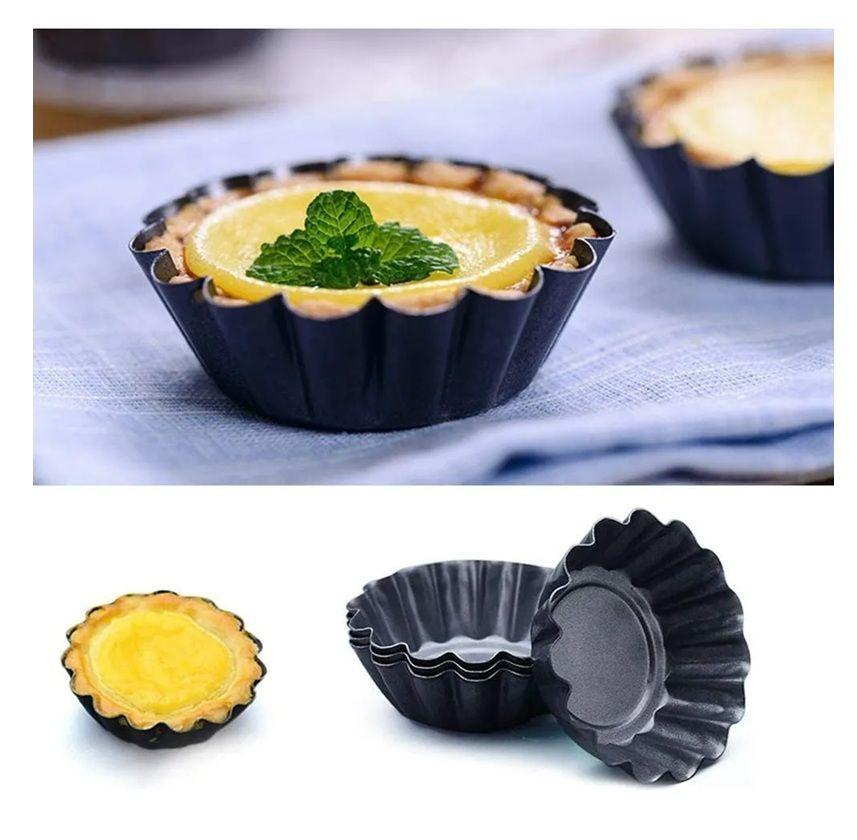 Pack 12 Molde Mini Tartaleta Tarta Moldes Para Reposteria-4