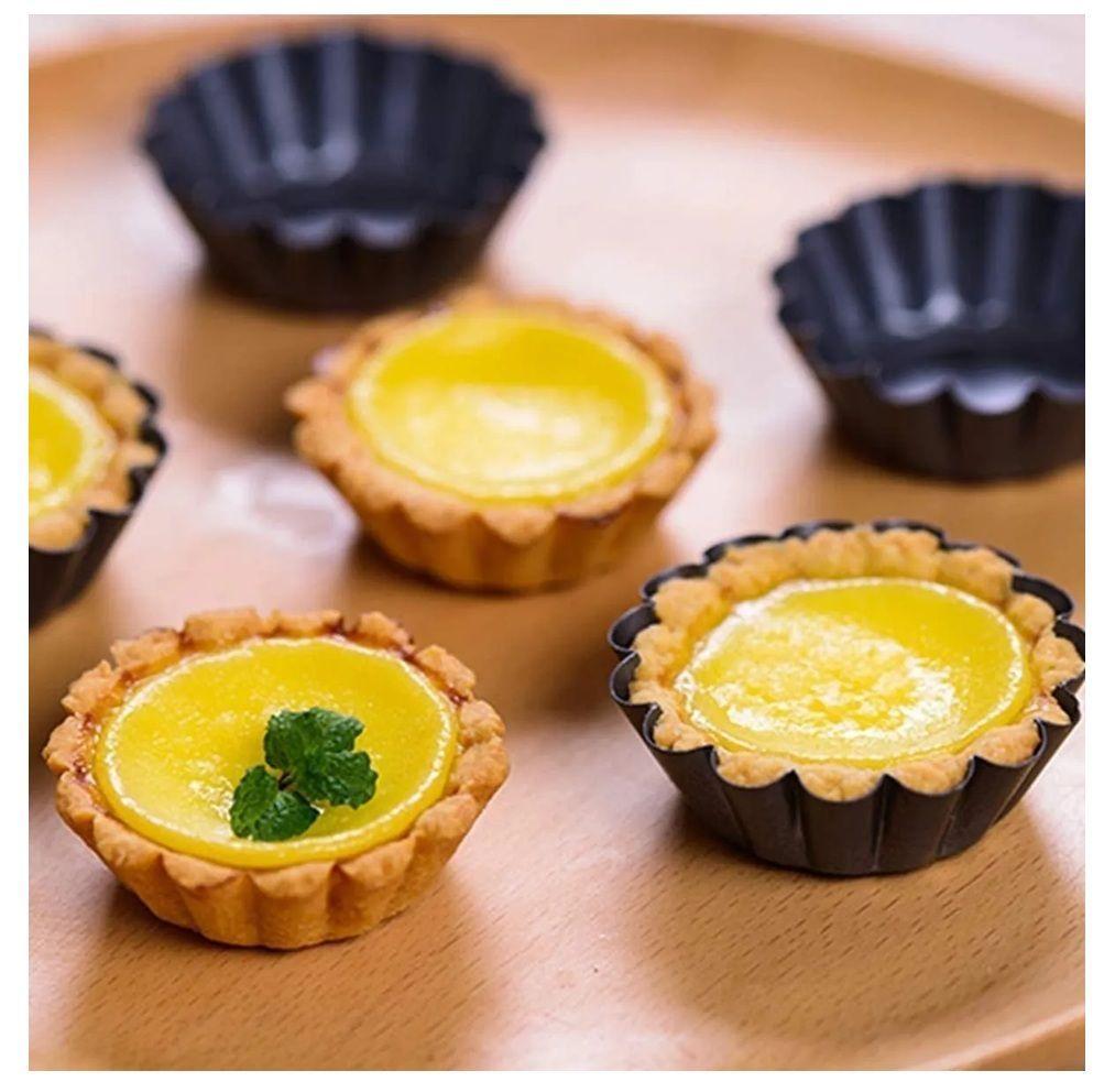 Pack 12 Molde Mini Tartaleta Tarta Moldes Para Reposteria-6