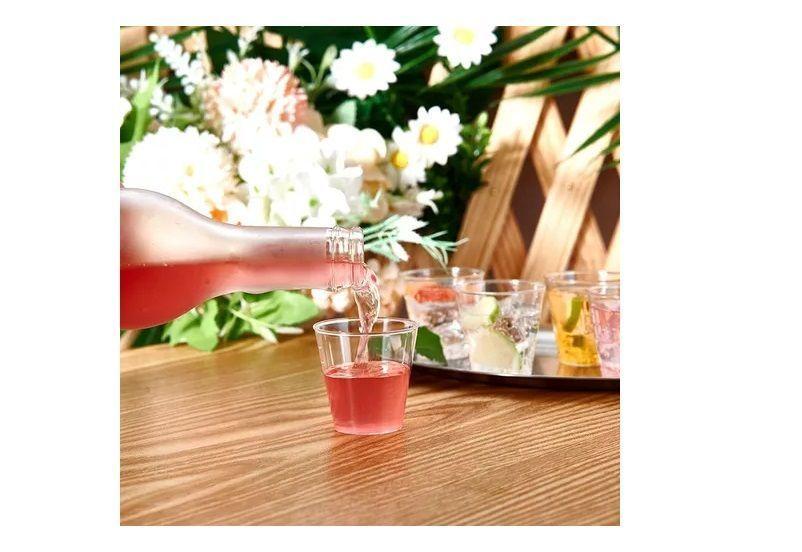25 Set Vasos Desechables Vasos Reutilizables Vasos Cerveceros Vasos Acrilicos Vaso De Postres 102ml-5