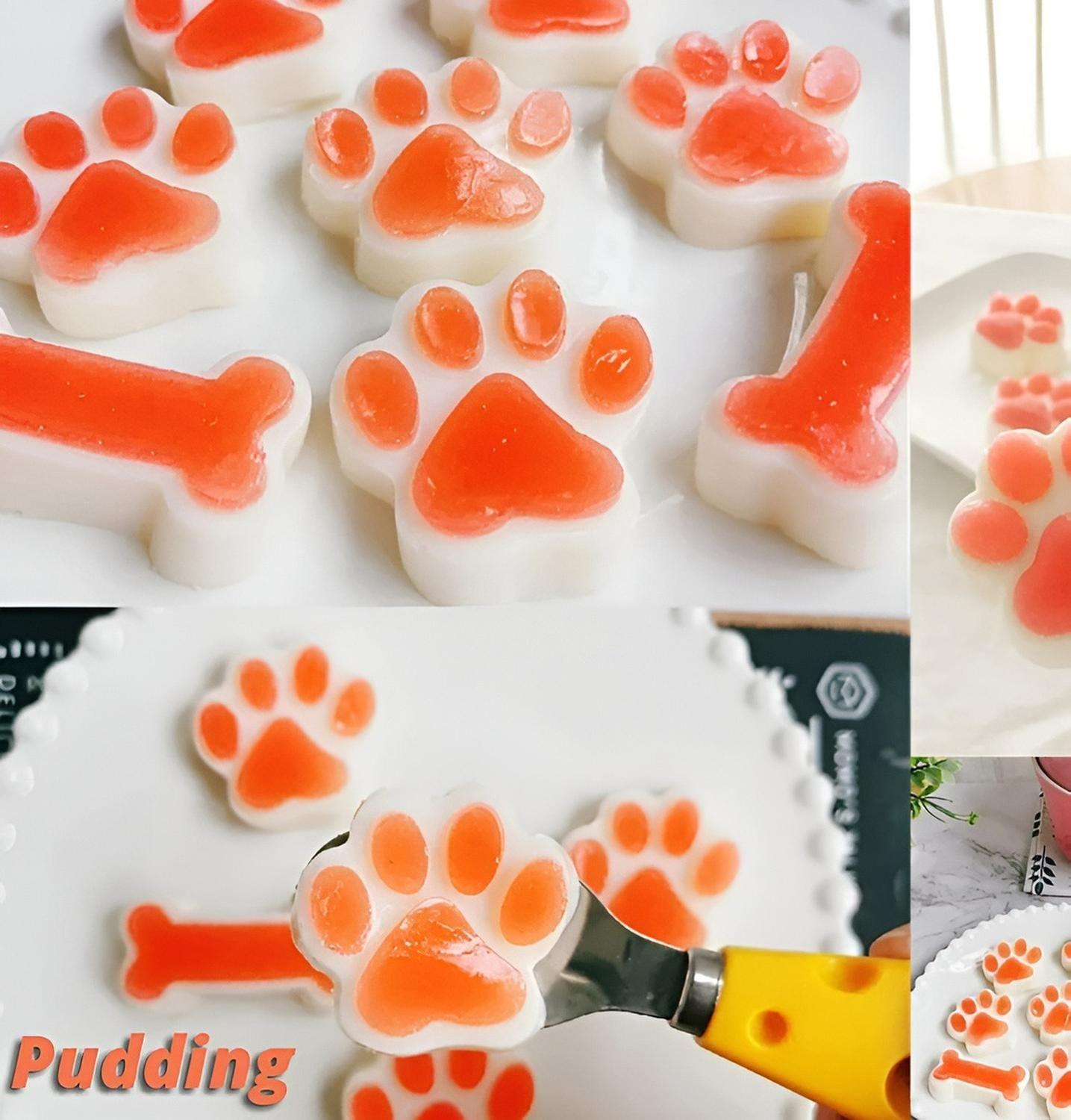 Set 4 Moldes Reposteria Molde Silicona Molde Helados Mascota Multicolor/ Moldes De Chocolate / Molde-9