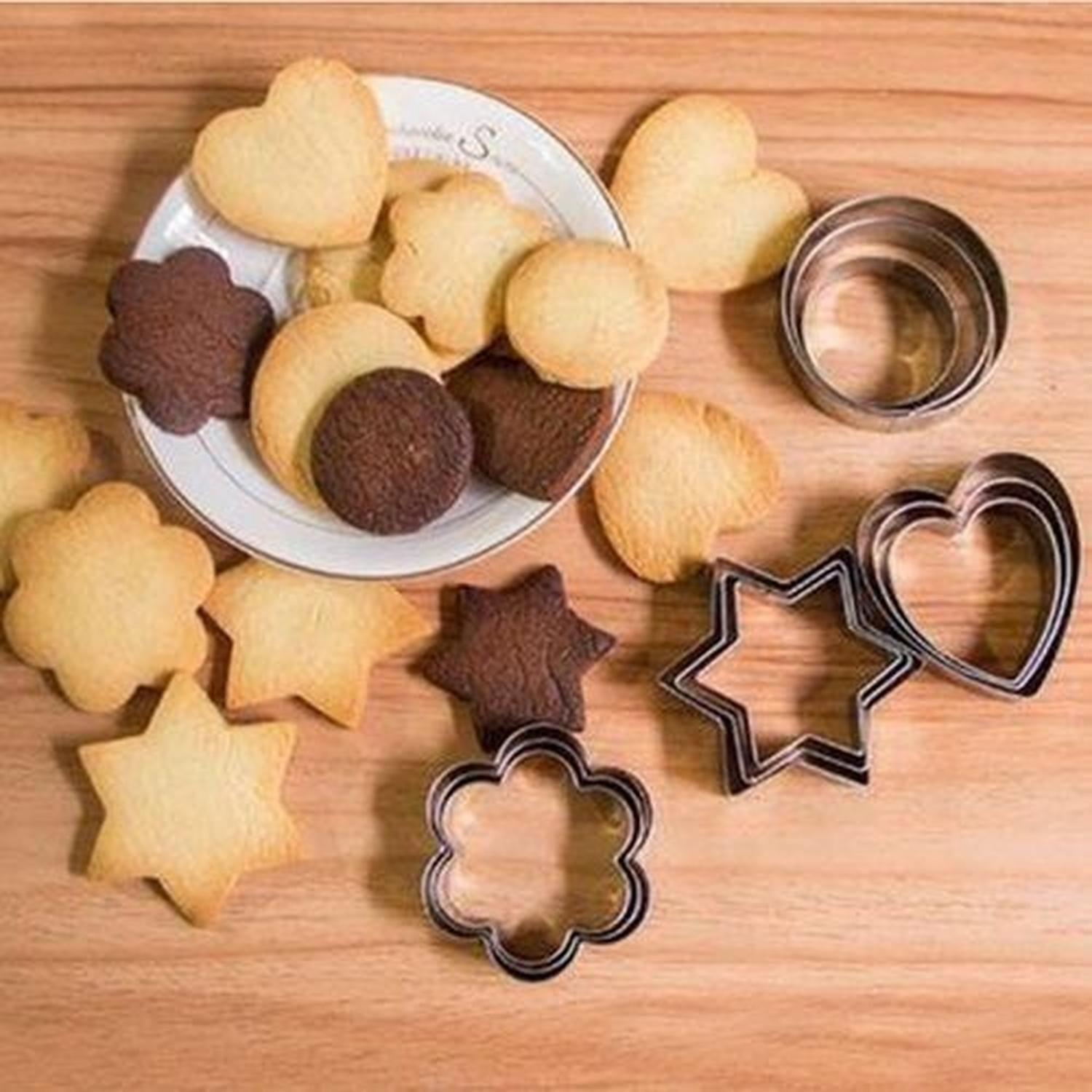 12 Moldes De Galleta Cortador Galletas Moldes Galletas 5867-3