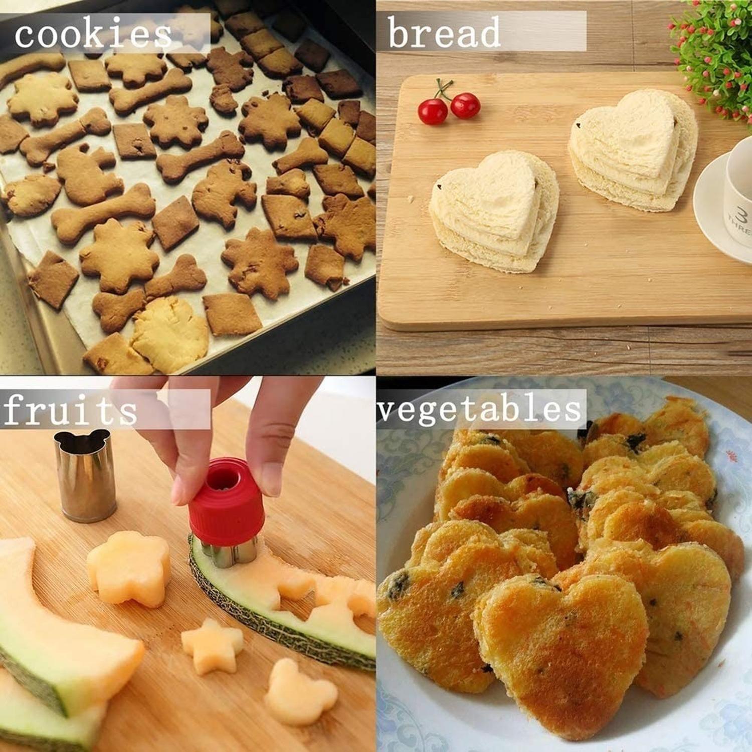 12 Moldes De Galleta Cortador Galletas Moldes Galletas 5867-8