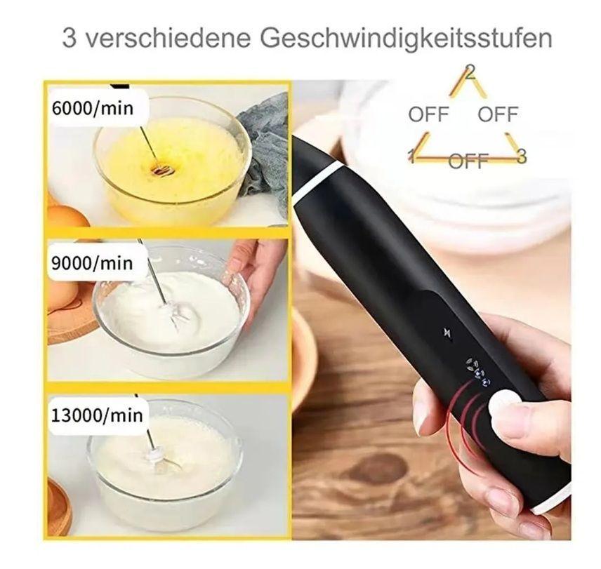 Mini Batidora Electrica Batidora De Mano Batidor Espumador Batidoras Mini Batidor Eléctrico Leche-3