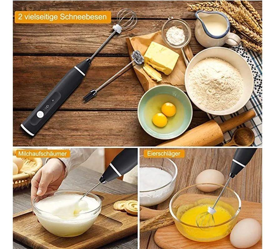 Mini Batidora Electrica Batidora De Mano Batidor Espumador Batidoras Mini Batidor Eléctrico Leche-6