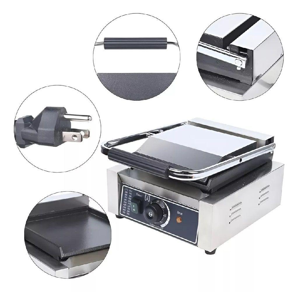 Sandwichera Industrial Maquina Para Sandwiches Panini 2200w -5