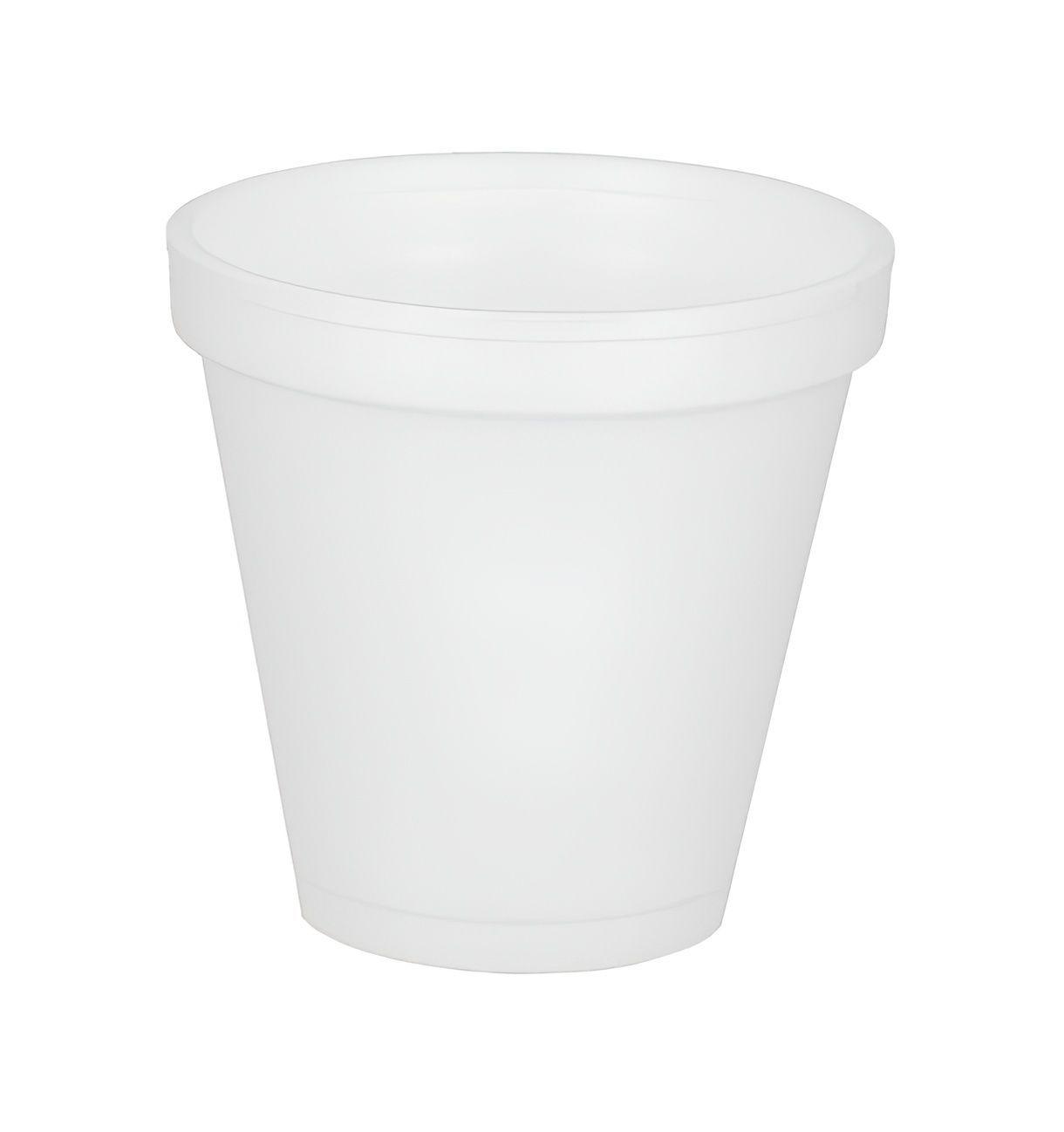 X1000 Vasos Plumavit Termico Vasos Desechable Vaso 6oz/177ml-6