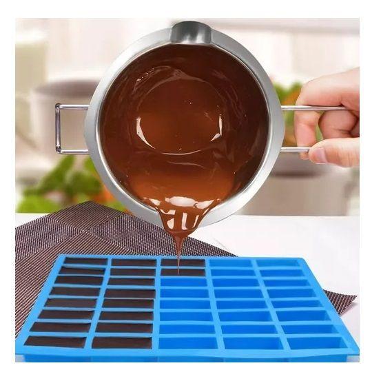 Pack X10 Moldes Silicona Barra Chocolate Moldes Hielo Jabon -5