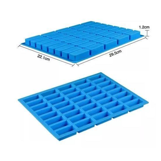 Pack X10 Moldes Silicona Barra Chocolate Moldes Hielo Jabon -2