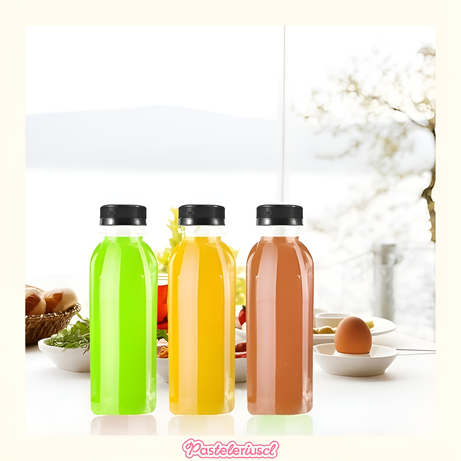 X70 Botellas Con Tapa Botellas Plasticas Transparentes 500ml botellas transparentes-6