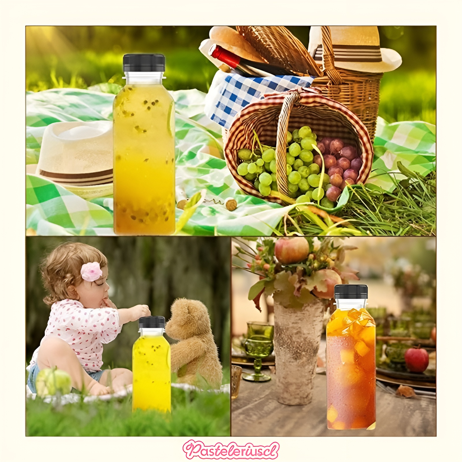 X70 Botellas Con Tapa Botellas Plasticas Transparentes 500ml botellas transparentes-7