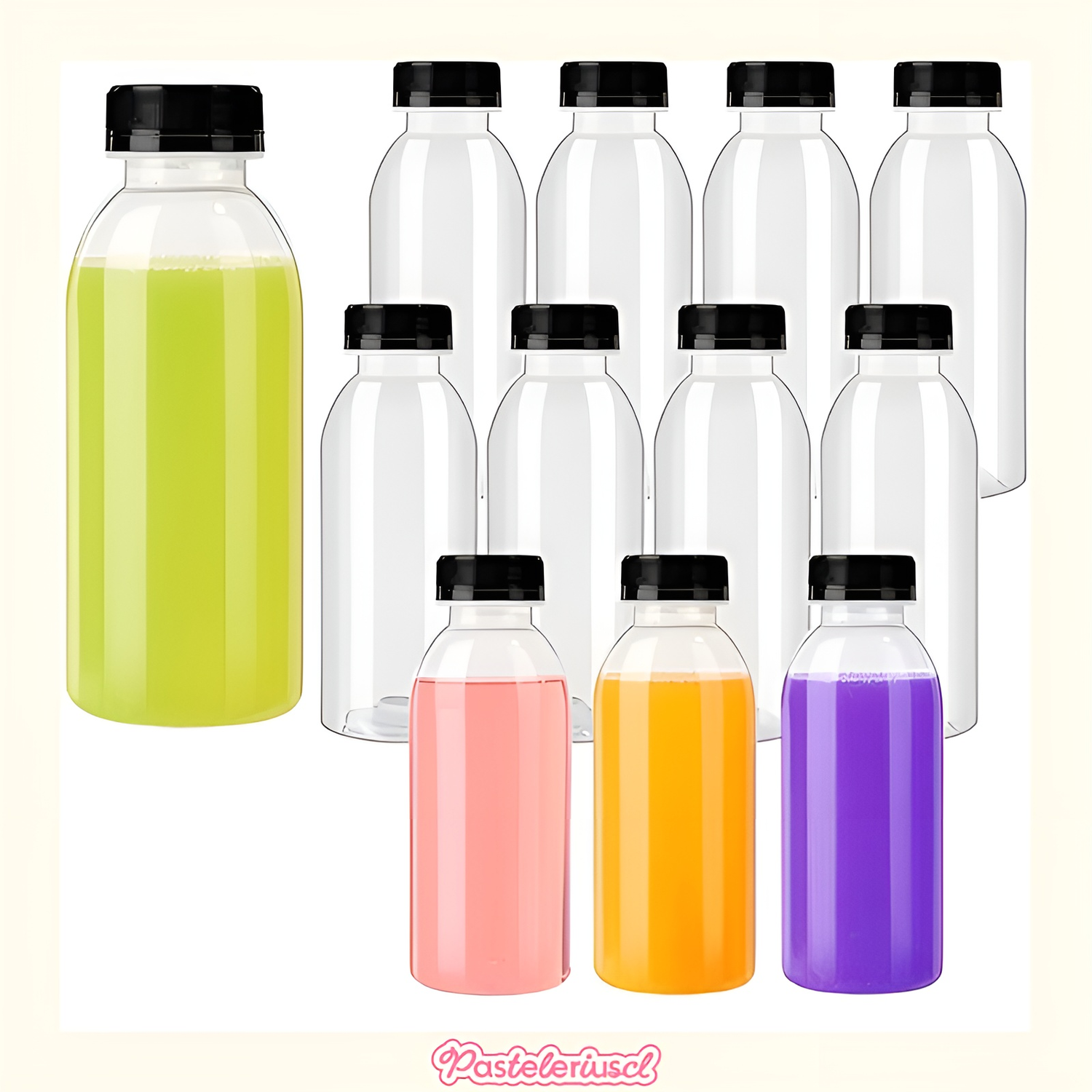 X70 Botellas Con Tapa Botellas Plasticas Transparentes 500ml botellas transparentes-9