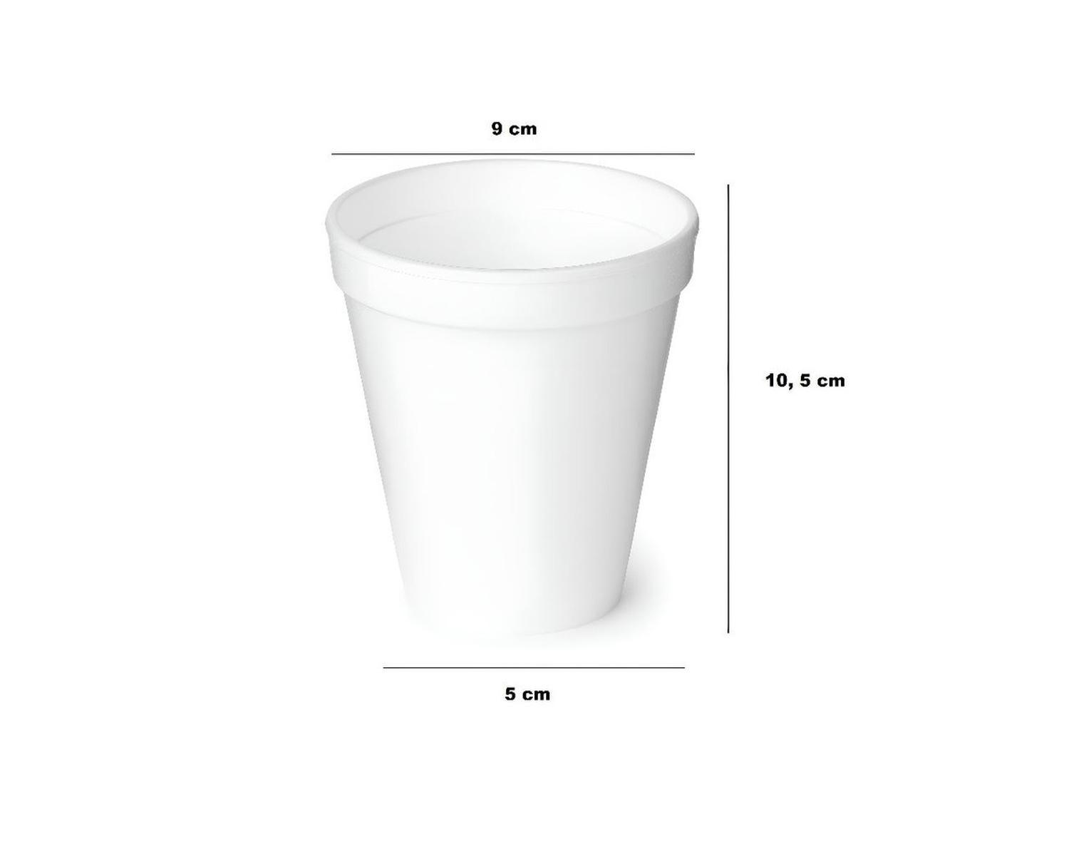 Set 100 Vasos Termicos Vasos Desechables Vaso Descartable Vasos De Plumavit Vaso Cafe Vaso Plumavit -2