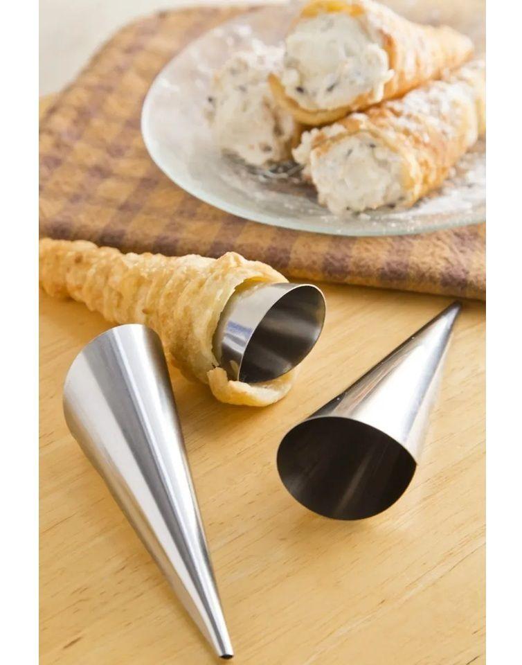 Pack X30 Cono Molde Para Cannoli molde cocina Cachito Croissant Pan Danes Molde Molde-4