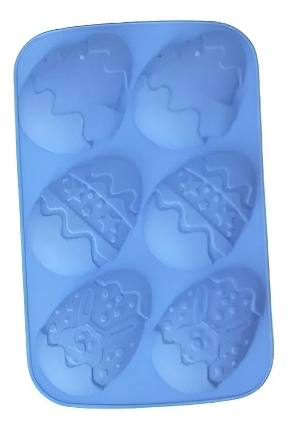 Moldes Chocolate Silicona Molde Chocolate Huevo Pascua Conej Multicolor-8
