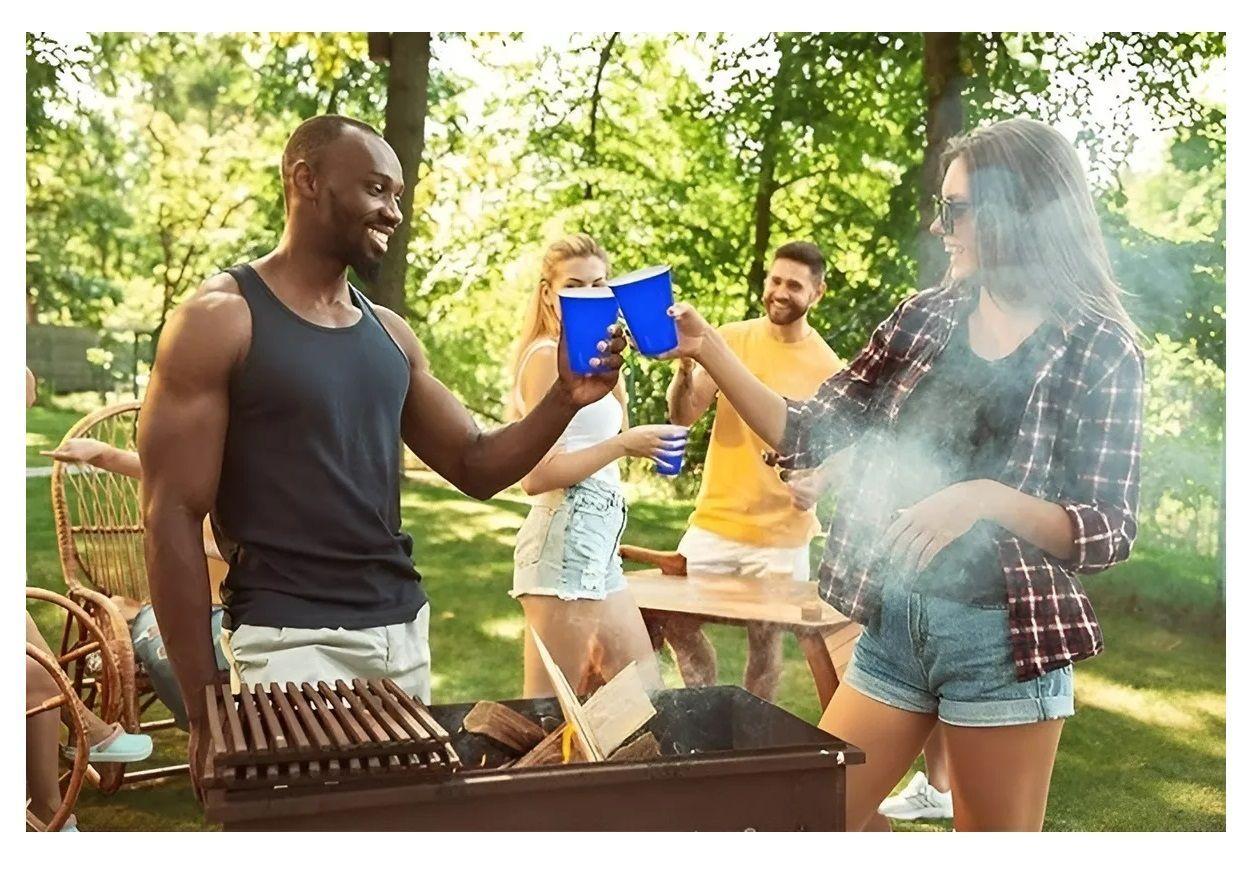 40 Vasos Plasticos Desechables Vaso Desechable Grande 500ml-4