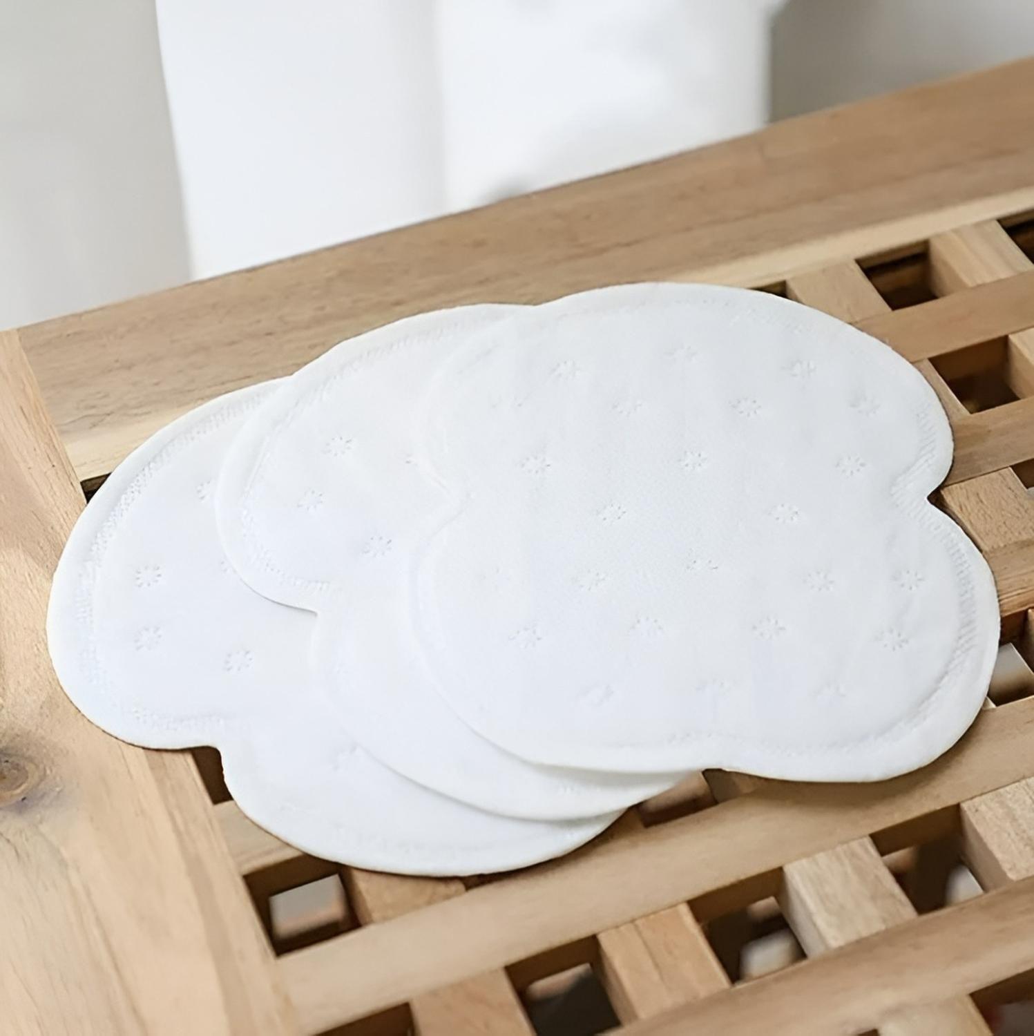 100 Parches Protectores Piel Antitranspirantes Axilas Polera Blanco-4