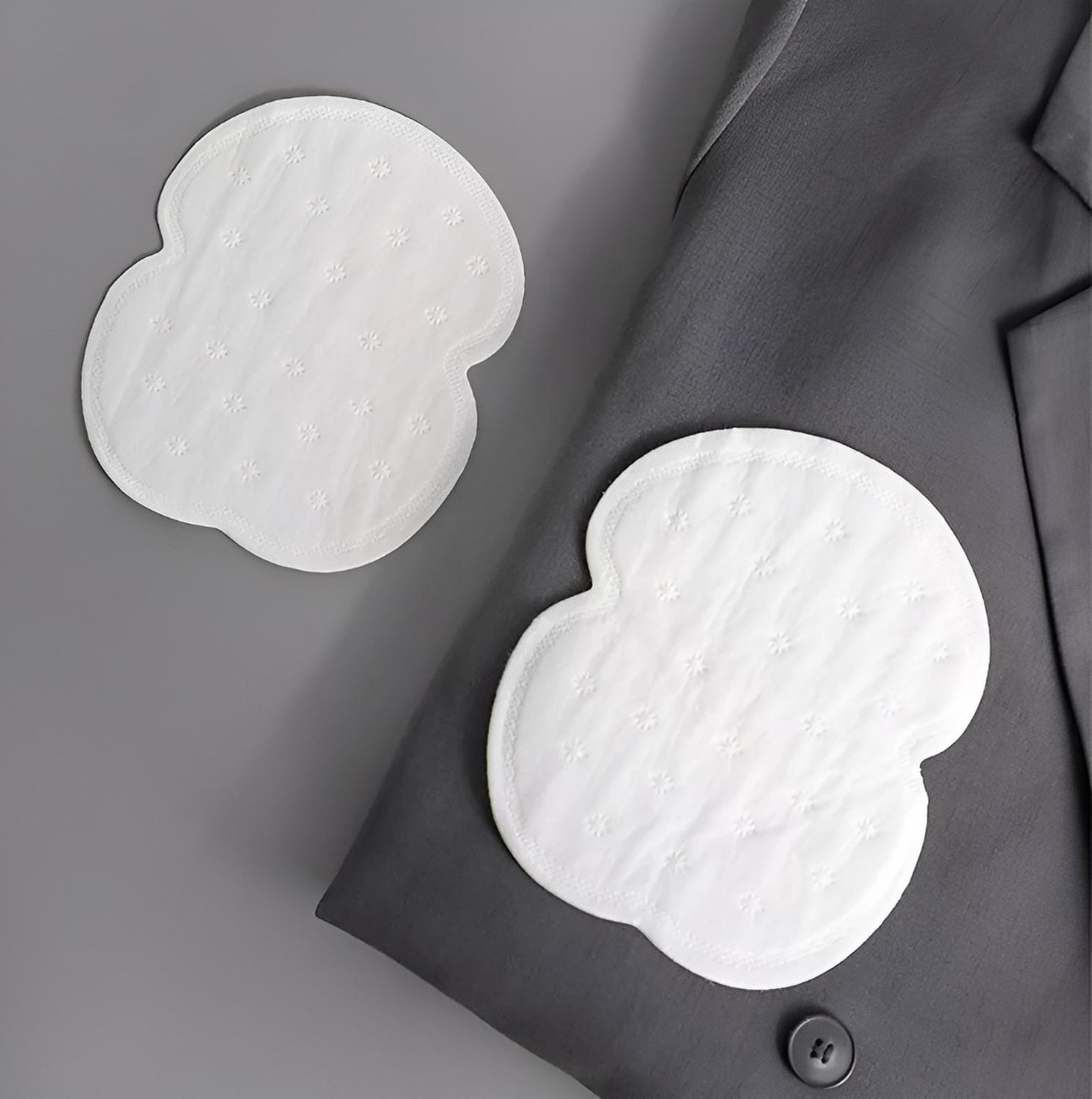 100 Parches Protectores Piel Antitranspirantes Axilas Polera Blanco-9