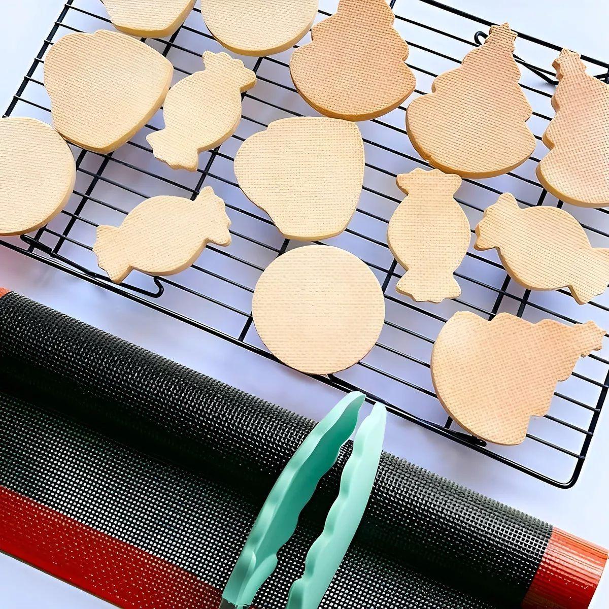 Pack x2 Lamina Silicona Tapete Microperforado 60x40cm-3