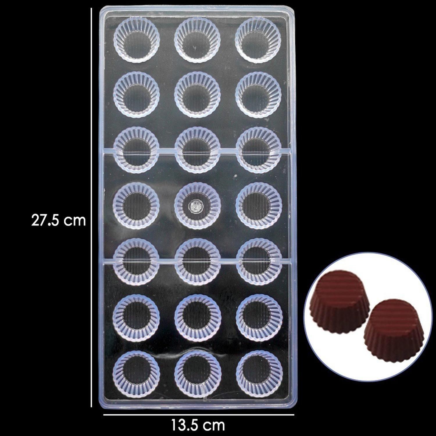 Moldes Chocolate Moldes De Policarbonato Circular-1