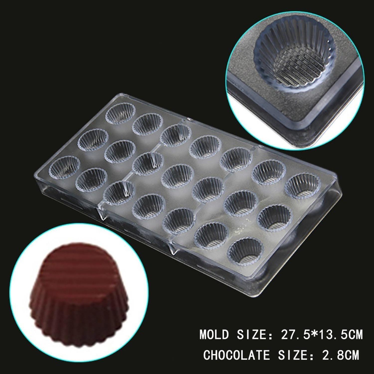 Moldes Chocolate Moldes De Policarbonato Circular-3