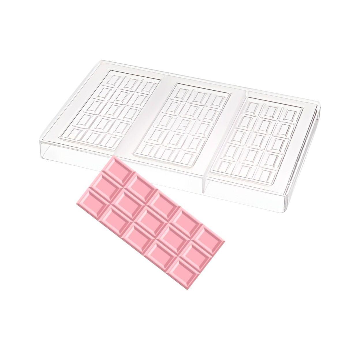 Pack X2 Molde Chocolate Molde Policarbonato Barra Chocolate -1