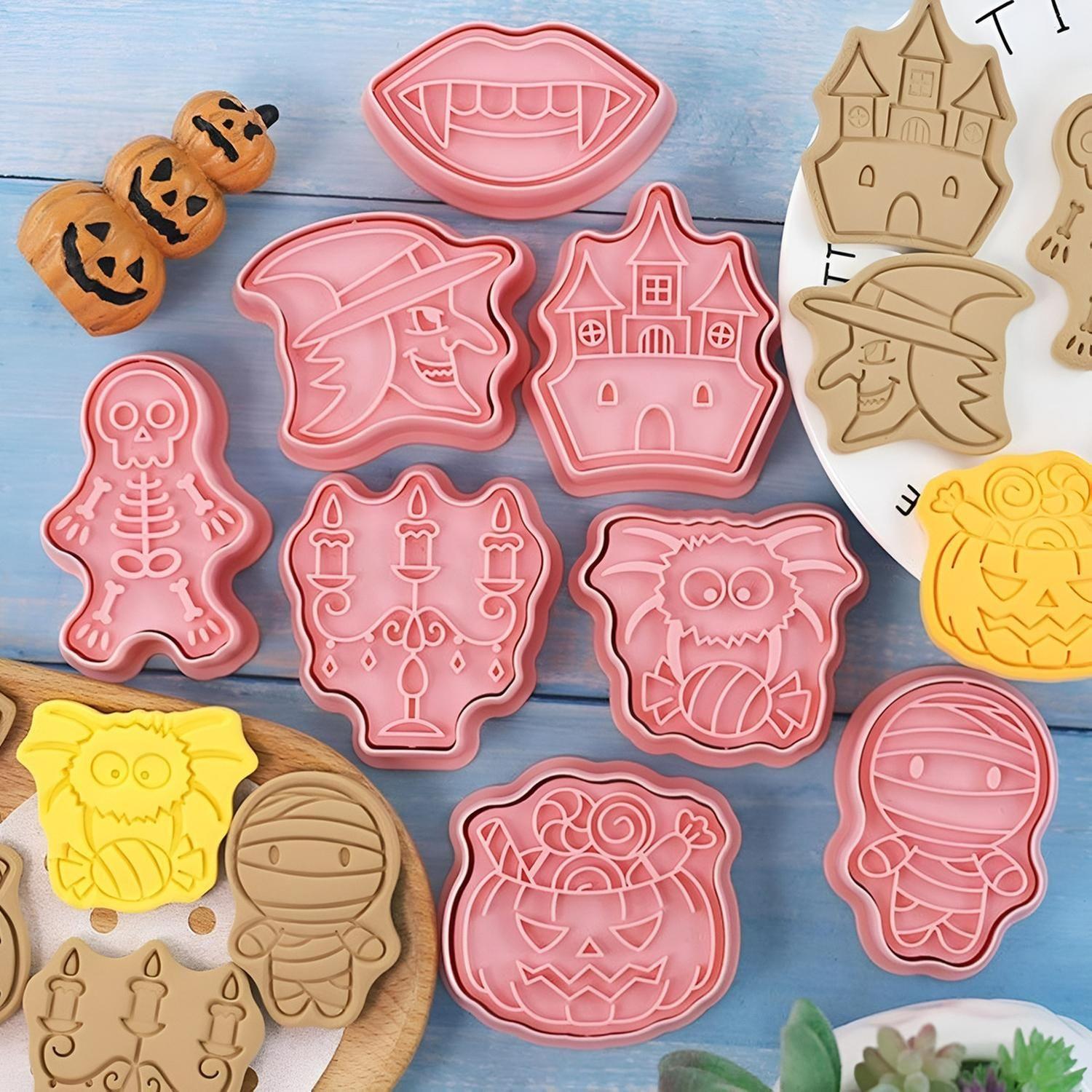 Moldes Galletas Halloween Cortadores De Galletas Cortador-6