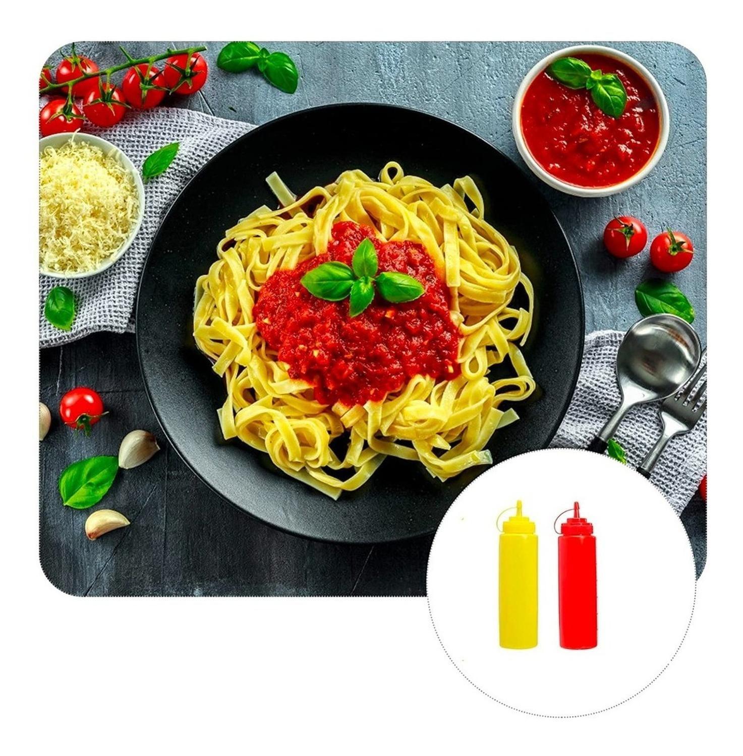 Set De 2 Dispensadores Para Salsa Pote De Salsas Dispensador-3