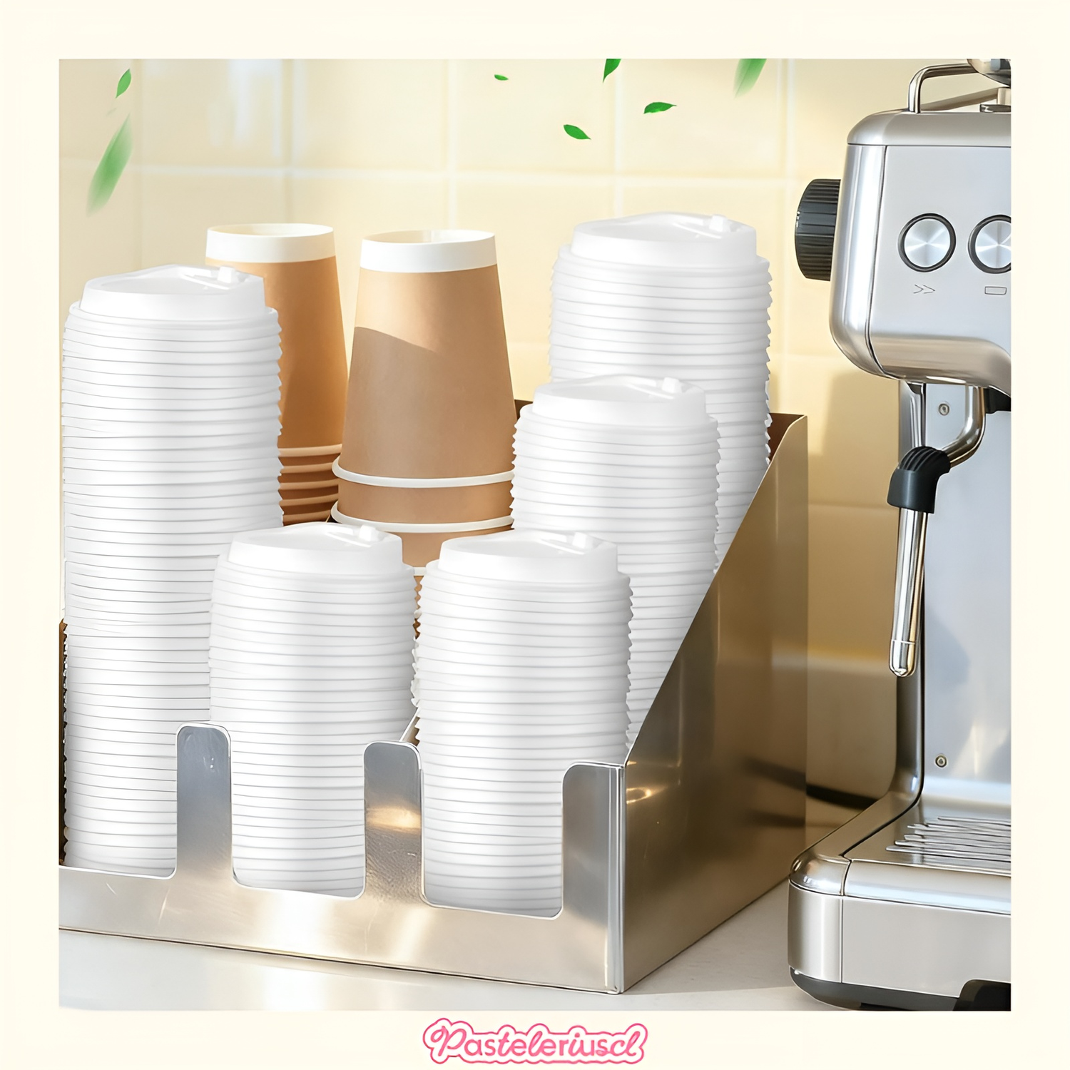25 Vasos Polipapel Térmico Vaso Doble Pared 8oz/236ml Vasos Para Cafe Foodtruck-3