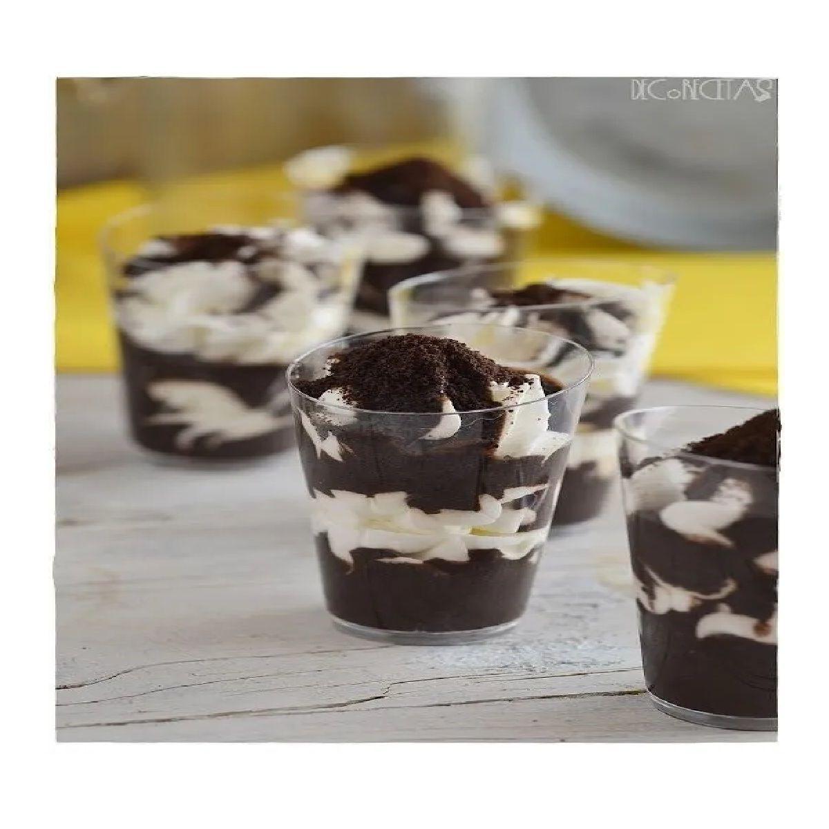 X60 Pocillo Desechables Pocillos Plásticos Para Postres 60ml Blanco-7