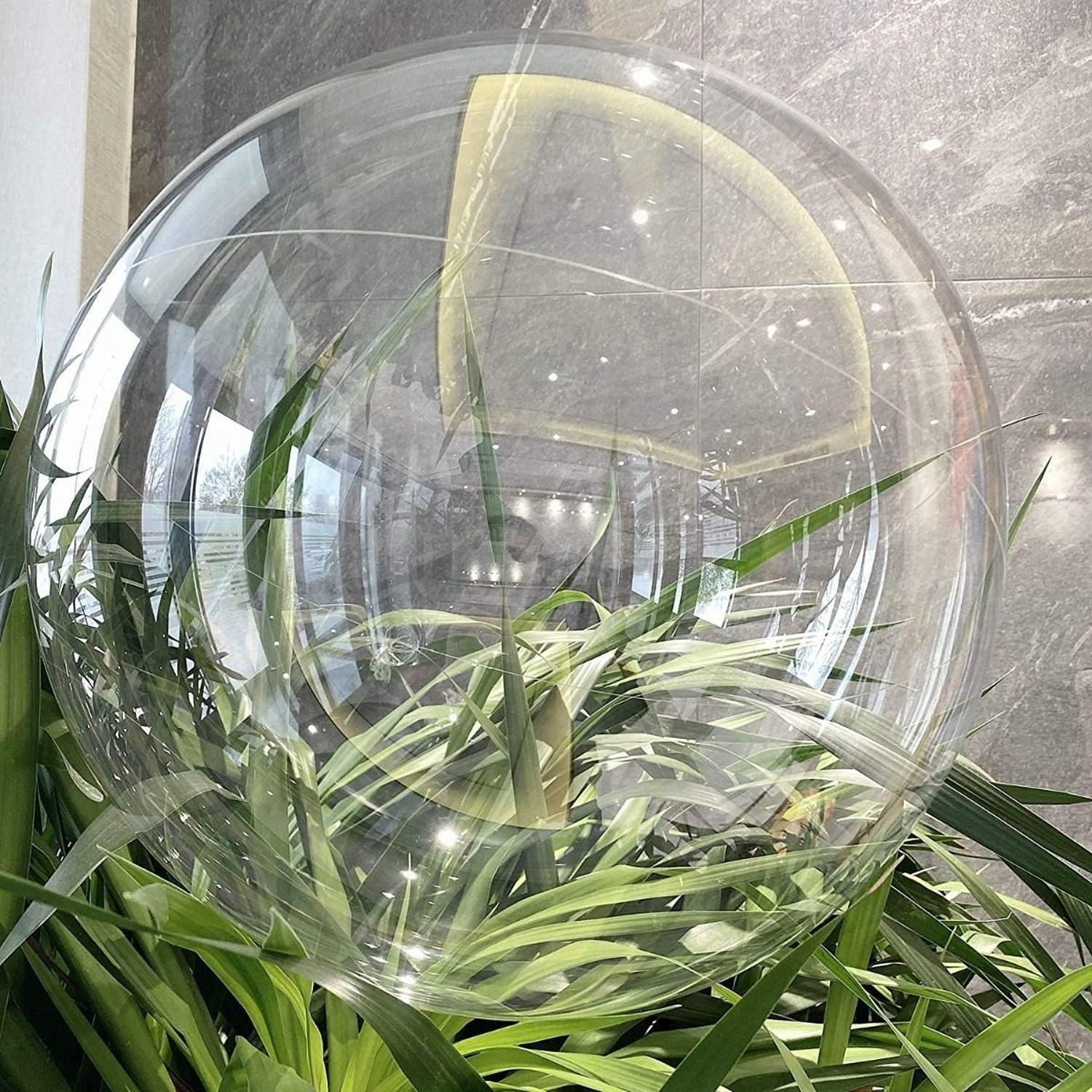 Pack X10 Globos Led Globo Burbuja Decoración Fiesta 24cm Blanco-8