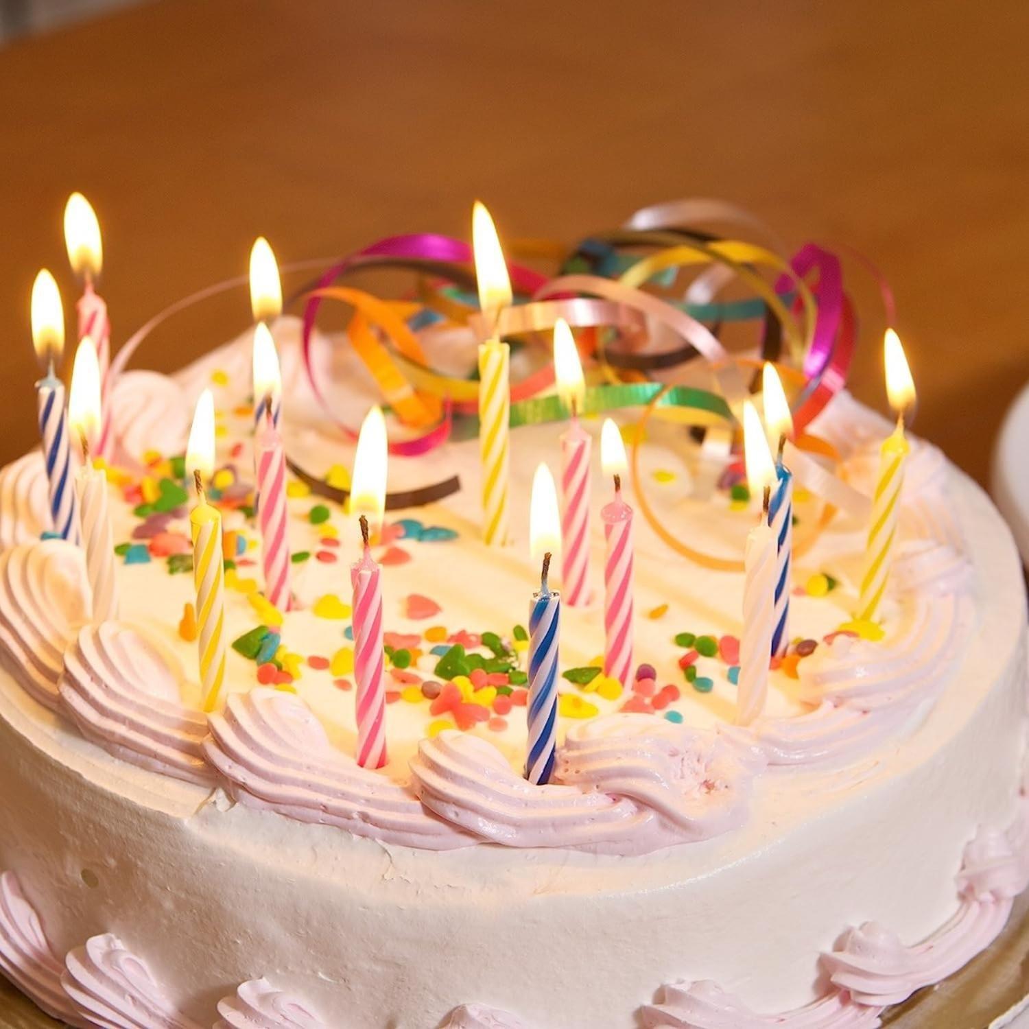 Set 24 Velas De Cumpleaños Vela Decorativa Vela De Torta-9