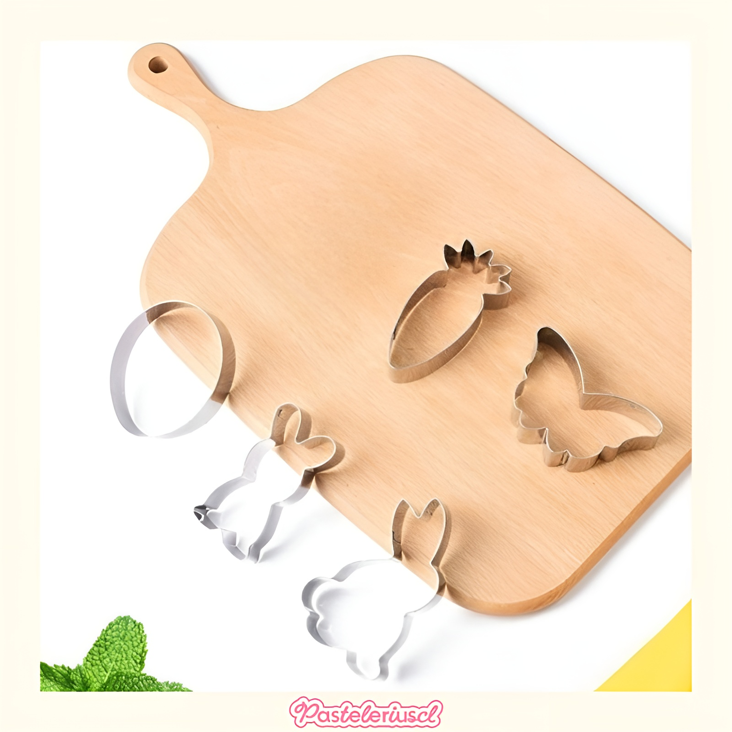 9 moldes para galletas Cortador De Galletas De Pascua Kit para hornear decoración de primavera-9