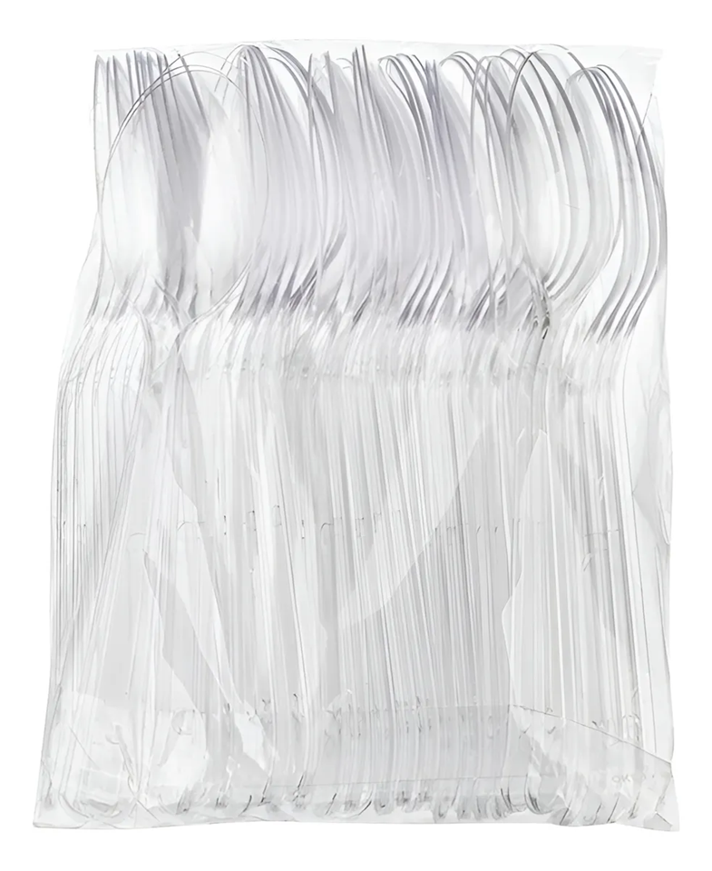200 Mini Cucharas Cucharas Plasticas Cuchara Postre Cuchara Transparentes-3
