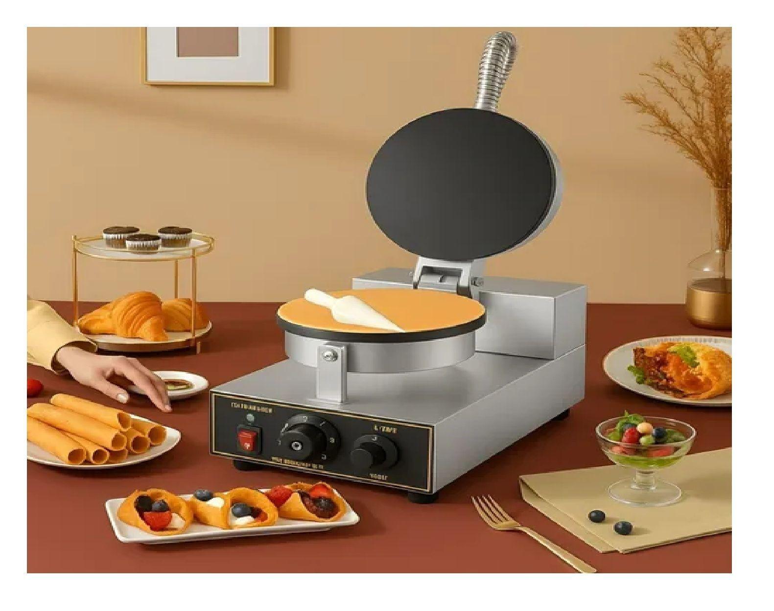 Wafflera Maquina Para Hacer Conos Para Helado Waffle 1200w-5