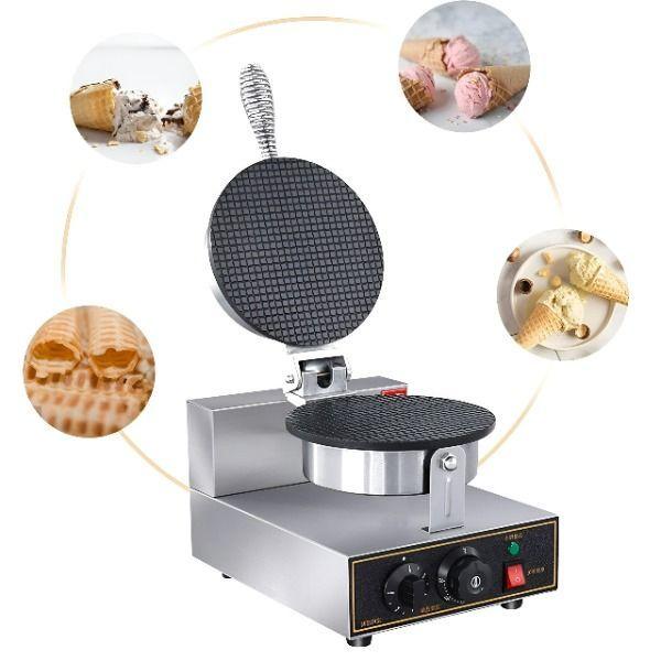 Wafflera Maquina Para Hacer Conos Para Helado Waffle 1200w-5