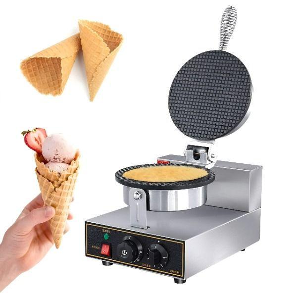 Wafflera Maquina Para Hacer Conos Para Helado Waffle 1200w-7