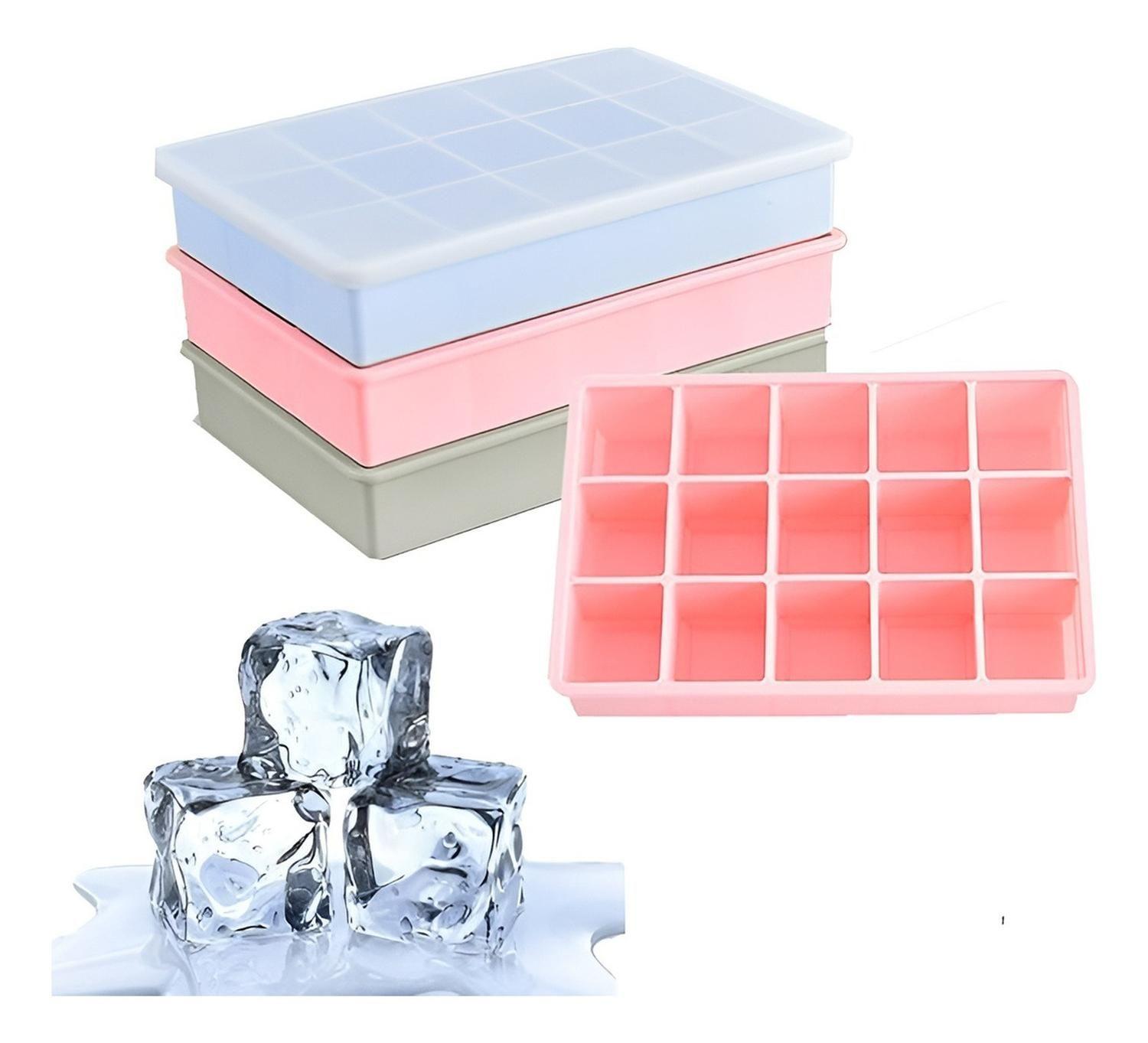 Cubetas Silicona Cubetera Silicona Cubetas Hielo C/tapa 15c-4