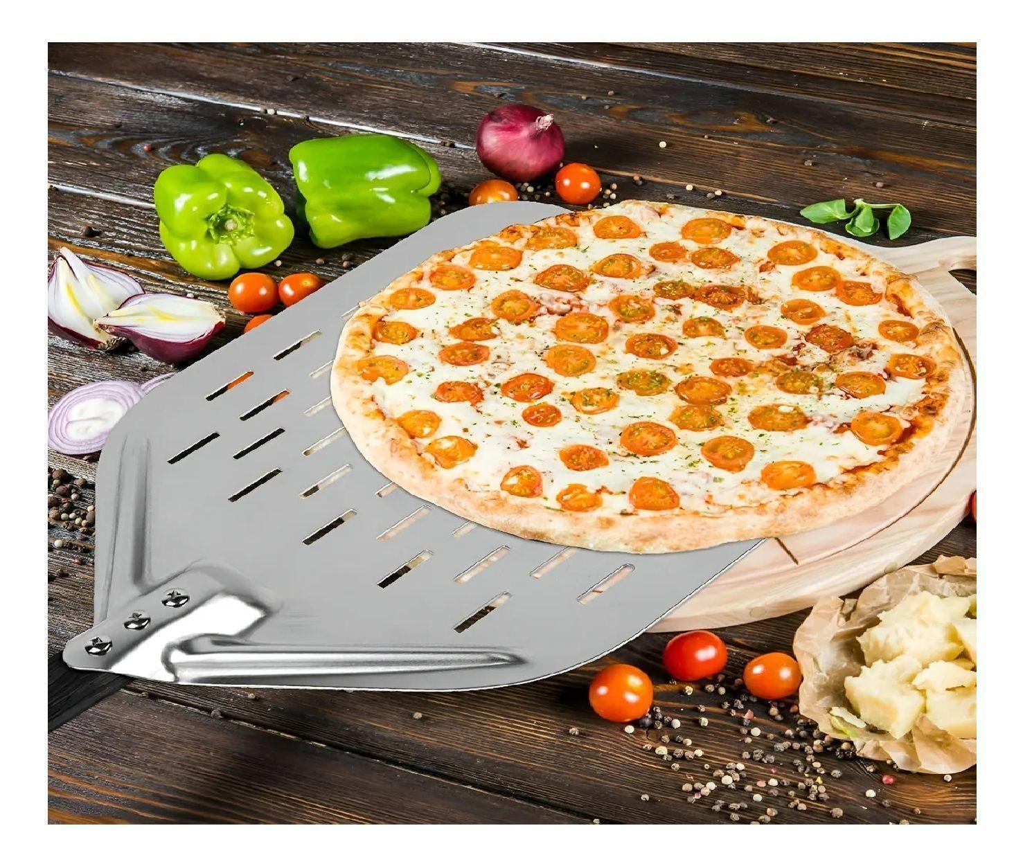 Pala Para Pizza Espatula Pizza Pala De Pizza Perforada 30cm-3