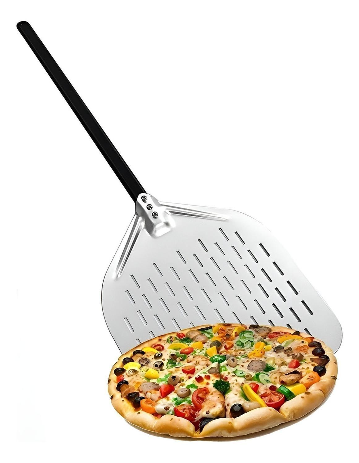 Pala Para Pizza Espatula Pizza Pala De Pizza Perforada 30Cm-0