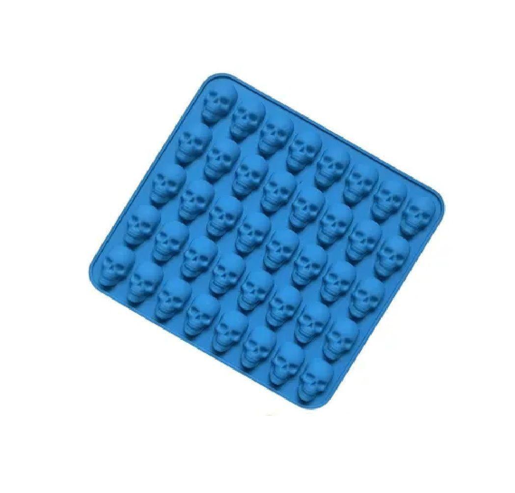 Moldes Silicona Halloween Moldes Reposteria Calavera 40cav-0