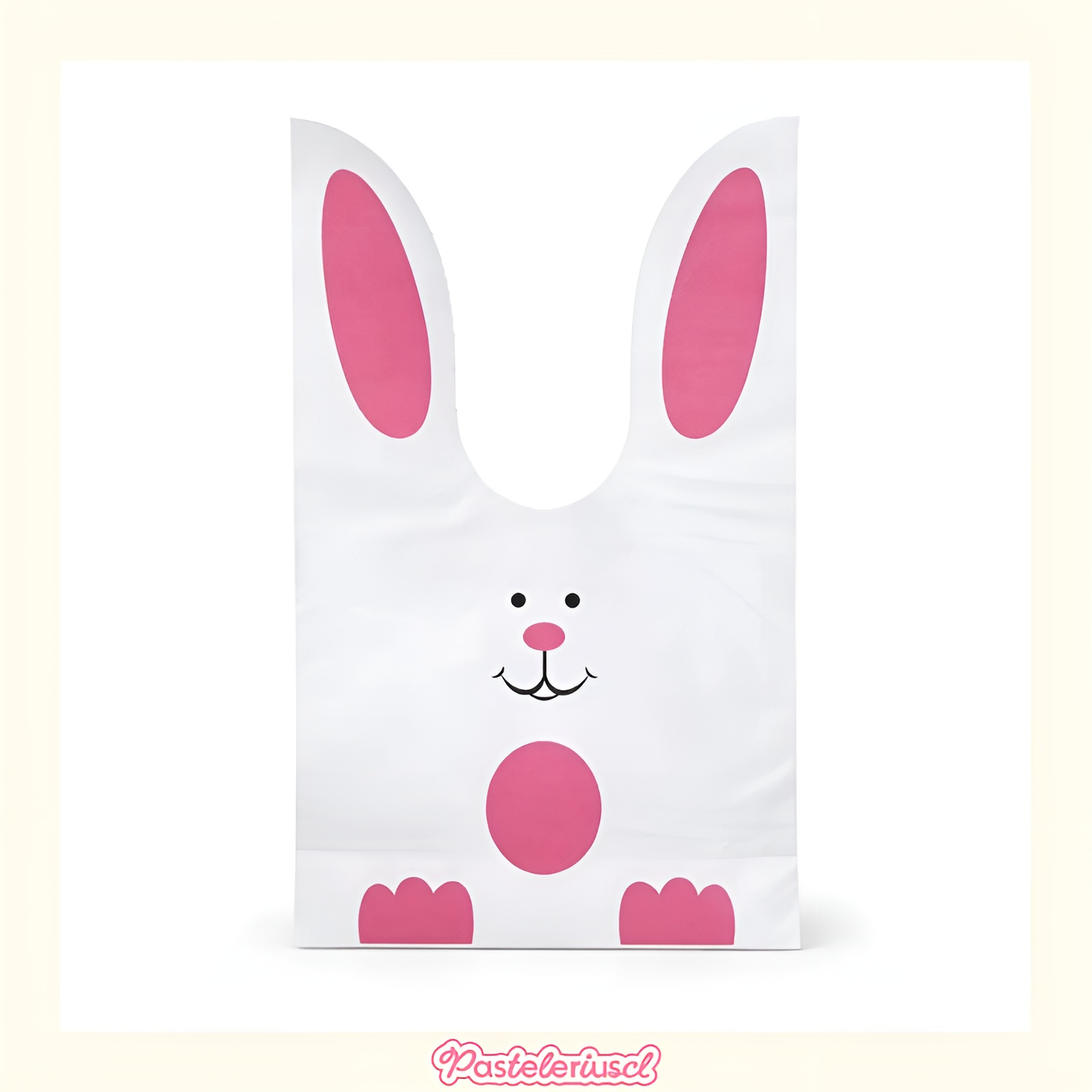150 Bolsas Con Diseño De Conejo De Pascua 22x13cm-5