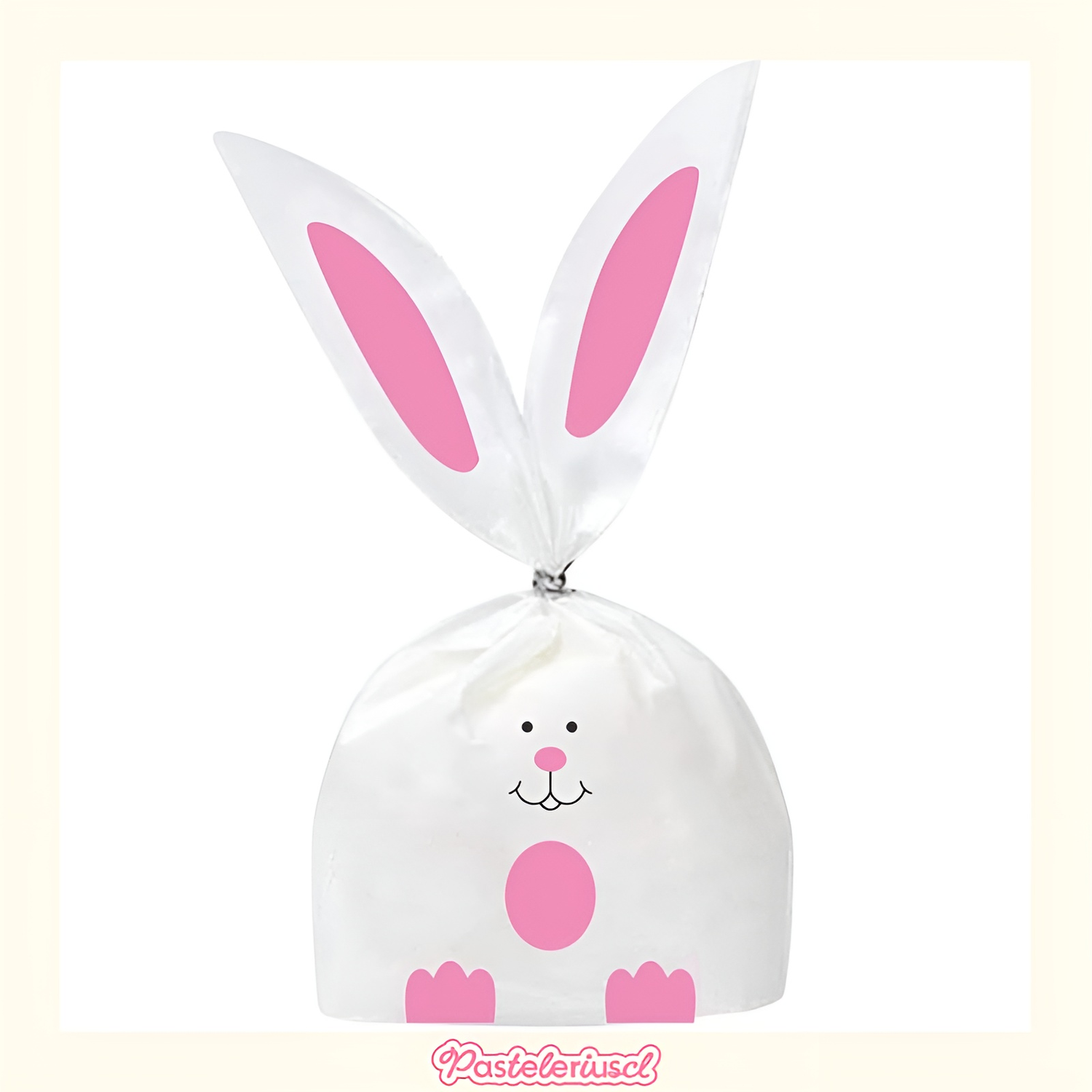150 Bolsas Con Diseño De Conejo De Pascua 22x13cm-8
