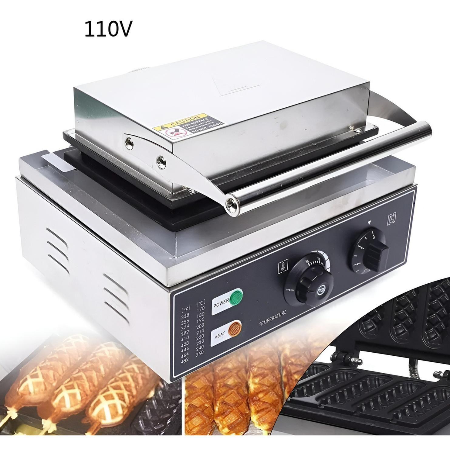 Wafleras Con Formas Hot Dog Maker Maquina Para Waffles 1550w-8