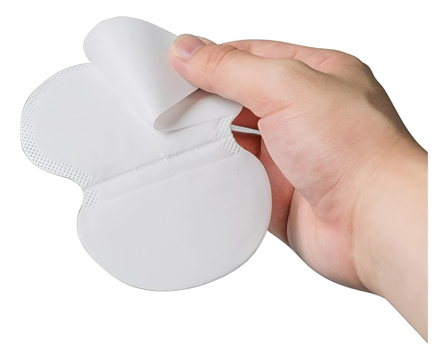 60 Parches Protectores Piel Antitranspirantes Axilas Poleras Blanco-1