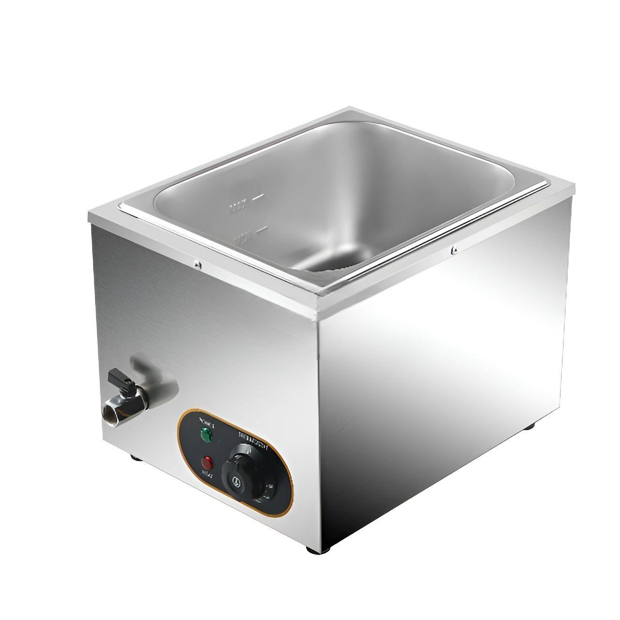 Chafer Bufetera Baño Maria Electrico Chafing Buffet Vapor 6l-7