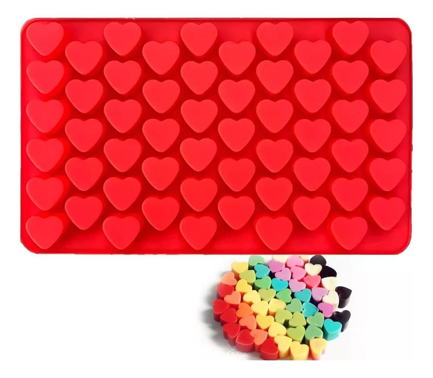 Pack X2 Molde Silicona Moldes Silicona Reposteria 55 Corazon-5